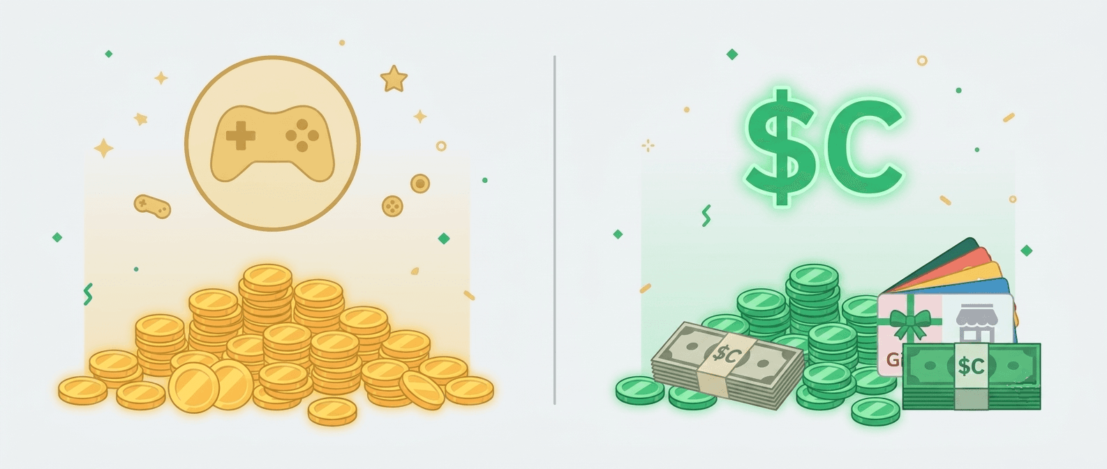 Gold Coins vs Sweeps Coins at sweepstakes casinos: play money versus redeemable currency